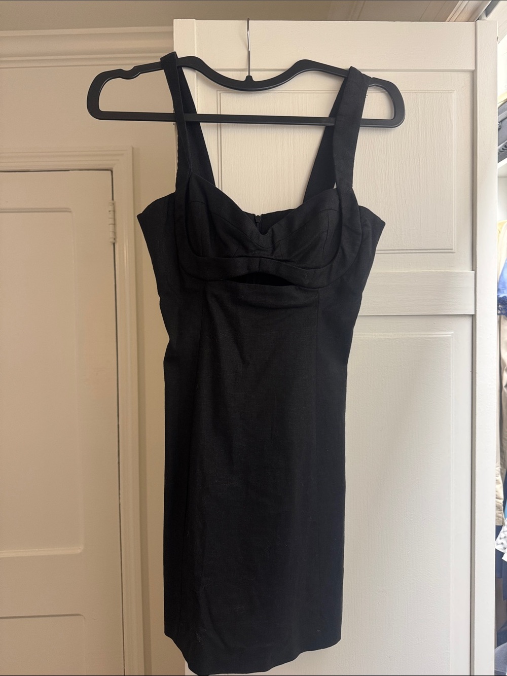 Zara Black Mini Bustier Dress